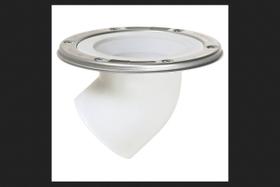 Flange de armário Sioux Chief ABS Offset com anel giratório