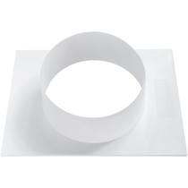 Flange de conector de duto de ventilação para sistema de ventilação de 15 cm