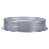 Flange de conector de duto PATIKIL 30cm em ferro galvanizado