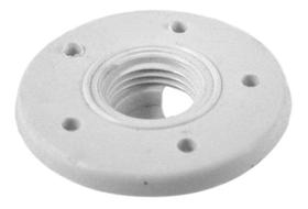 Flange De Nylon P/ Bueira Bujão 1pol Viveiro E Popa P/ Barco
