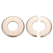 Flange de parede bipartida HARFINGTON 51 mm em plástico ABS dourado Flange de parede bipartida HARFINGTON 51 mm em plástico ABS dourado