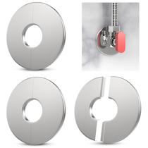 Flange de Parede Bipartida HONSNKS 3 Peças Aço Inoxidável 304 27 mm Flange de Parede Bipartida HONSNKS 3 Peças Aço Inoxidável 304 27 mm