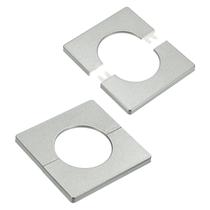 Flange de parede bipartida M METERXITY, kit com 2 unidades, ABS cinza, 9 cm Flange de parede bipartida M METERXITY, kit com 2 unidades, ABS cinza, 9 cm
