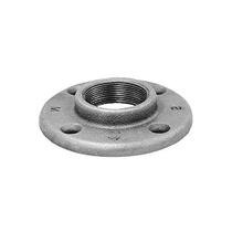 Flange de piso de ferro maleável preto Anvil International de 1,5" FPT Flange de piso de ferro maleável preto Anvil International de 1,5" FPT