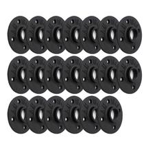 Flange de piso Home TZH, tubo de ferro preto de 1/2 polegada, pacote com 20 Flange de piso Home TZH, tubo de ferro preto de 1/2 polegada, pacote com 20