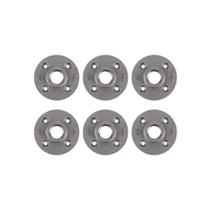 Flange de piso STZ 310 F-34-6 Ferro preto de 0,75 polegadas Flange de piso STZ 310 F-34-6 Ferro preto de 0,75 polegadas