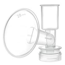 Flange de proteção mamária Maymom compatível com bombas Ameda