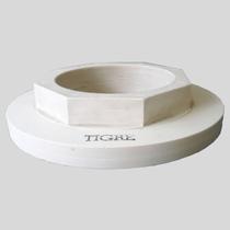 Flange De Rosca de Plástico de Pvc Branco de 4" Polegadas