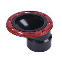 Flange de vaso sanitário Oatey Level-Fit 43500 Offset de plástico ABS de 3 x 4 polegadas Flange de vaso sanitário Oatey Level-Fit 43500 Offset de plástico ABS de 3 x 4 polegadas