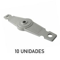 Flange Dianteira Roda Raiada - Kit 10 Unidades