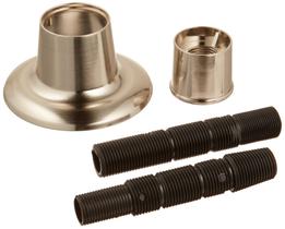 Flange e bico Danco 10313 ajustáveis universais, níquel escovado