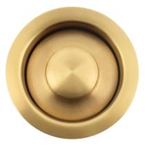 Flange e tampa de descarte de lixo para pia de cozinha LQS Golden Flange e tampa de descarte de lixo para pia de cozinha LQS Golden