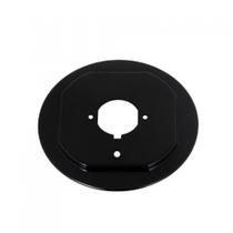 Flange Esmaltada Grande Sistema Anti-rotação Para Cooktop Preto Flange Esmaltada Grande Sistema Anti-rotação Para Cooktop Preto
