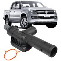 Flange Fluxo de Água com Sensor Temperatura Amarok de 2010 à 2021 - 03l121131m Flange Fluxo de Água com Sensor Temperatura Amarok de 2010 à 2021 - 03l121131m