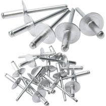 Flange grande Pop Rivets LAZIRO 4,8 x 16 mm de alumínio/aço 50 unidades Flange grande Pop Rivets LAZIRO 4,8 x 16 mm de alumínio/aço 50 unidades