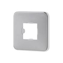 Flange para braço de chuveiro BathAce em aço inoxidável cromado 2 cm Flange para braço de chuveiro BathAce em aço inoxidável cromado 2 cm