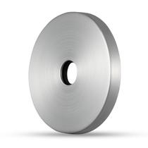 Flange para braço de chuveiro OFFO 11,4 cm em aço 304 com acabamento níquel escovado