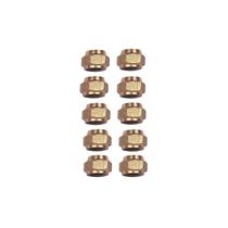 Flange para tubo de cobre leve tc 1/4-7/16unf-jackwal 002.505-10pç Flange para tubo de cobre leve tc 1/4-7/16unf-jackwal 002.505-10pç