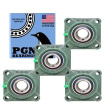 Flange quadrado PGN UCF206-20 com rolamento de travesseiro (pacote com 4) Flange quadrado PGN UCF206-20 com rolamento de travesseiro (pacote com 4)