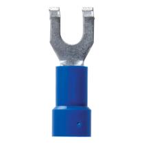 Flange terminal Jandorf de vinil azul calibre 16-14 6 Stud