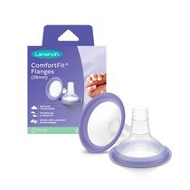 Flanges de bomba de mama Lansinoh ComfortFit, tamanho 28 mm, 2 unidades Flanges de bomba de mama Lansinoh ComfortFit, tamanho 28 mm, 2 unidades