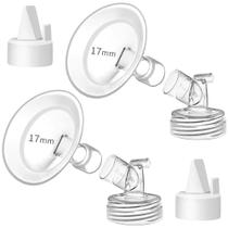 Flanges de bomba de mama oval Pumpmom-US de 17 mm para Spectra S2 S1 9+