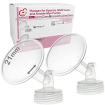 Flanges Nenesupply 21 mm e 2 unidades compatíveis com Spectra S2 S1 9 Plus