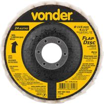 Flap-Disc Disco De Acabamento 4.1/2 - 115mm Reto Vonder