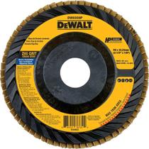 Flap-disc, Disco de Desbaste/acabamento, 4.1/2" - 115 mm, Grão 60, Zircônia, Base Plástica Reta, Dewalt OstenVonder