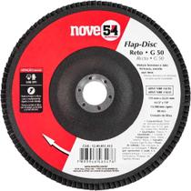 Flap-disc, Disco de Desbaste/acabamento, 4.1/2" - 115 mm, Reto, Grão 50, Nove54 OstenVonder