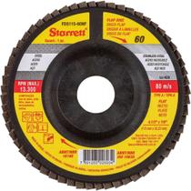 Flap-disc, Disco de Desbaste/acabamento, 4.1/2" - 115 mm, Reto Tipo A, G 60, Fds115-60nf Starrett OstenVonder Flap-disc, Disco de Desbaste/acabamento, 4.1/2" - 115 mm, Reto Tipo A, G 60, Fds115-60nf Starrett OstenVonder