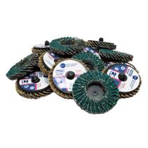 Flap Disc Grinding Wheel Benchmark Abrasives 2, 36 Grit, pacote com 10 Flap Disc Grinding Wheel Benchmark Abrasives 2, 36 Grit, pacote com 10