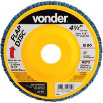 Flap Disc Reto 4.1/2 G60 (C.Plas) Vonder