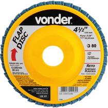 Flap Disc Reto 4.1/2 G80 (C.Plas) Vonder