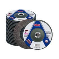 Flap Disc Sali, pacote com 10, 60 grãos, 180 mm para rebarbadora Flap Disc Sali, pacote com 10, 60 grãos, 180 mm para rebarbadora