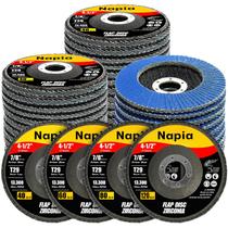 Flap Discs Napia de 4,5 polegadas 40 60 80 120 Grit para rebarbadora