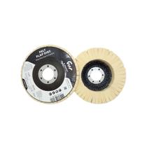 Flap Feltro Polimento FG27 D5/H25 Suave Fibra 115mm G-wendt