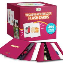 Flash Cards CreateFun 299 Construtor de vocabulário com emoções e substantivos