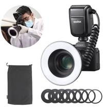 Flash Circular Odonto Macro Godox Mf-r76+ Para Camera Sony linha A7 A7R ZVE-10