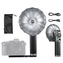 Flash de câmera Godox Lux Master Retro TTL HSS, tela sensível ao toque, sincronização sem fio, bateria embutida, sistema Wireless X de 2,4 G compatível com Sony/Nikon/Canon/Fuji/Leica/Sigma/Panasonic