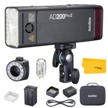 Flash estroboscópico GODOX AD200 Pro II AD200Pro II 200 W HSS 2900 mAh Flash estroboscópico GODOX AD200 Pro II AD200Pro II 200 W HSS 2900 mAh