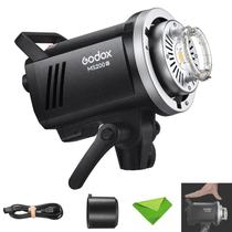 Flash estroboscópico Godox MS200V 200W GN53 5600K com lâmpada de modelagem LED