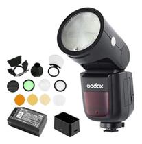 Flash Godox V1 CanonTtl Hss + Ak-r1 Flash Godox V1 CanonTtl Hss + Ak-r1