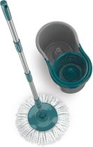 Flash Limp Mop FIT Giratório MOP5010 Verde E Cinza.