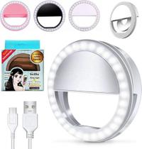 Flash Para Celular Luz Iluminação Ring Light Anel Led Selfie