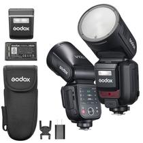 Flash Speedlight Godox V100c 2.4ghz Ttl Para Câmeras Canon