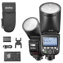 Flash Speedlight Godox V1pro C Ttl Cabeça Redonda - Nikon