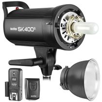 Flash Tocha Estúdio Godox Sk400 Ii 110v + Rádio Flash Ct16 + Panela Refletora 18cm Flash Tocha Estúdio Godox Sk400 Ii 110v + Rádio Flash Ct16 + Panela Refletora 18cm