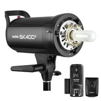 Flash Tocha Estúdio Godox Sk400 Ii 110v + Rádio Flash