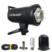 Flash Tocha Godox SK400II 5600K 400W com Montagem Bowens
